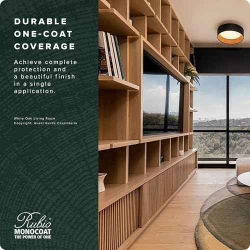 Rubio Monocoat Wood Stain & Finish Sample - Gris Beige | Oil Plus Part A | Quick-Dry, Eco-Friendly Linseed Wood Oil for Indoor Use | Ideal for Sampling Oil Plus 2C & Touch Ups | 20 mL