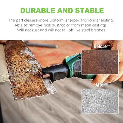 42 Pcs Sanding and Grinding Drill Bit Set, 1/8" Shank Rotary Tool Attachments, Diamond and Aluminium Oxide for Metal, Stone, Ceramic, Glass Polishing, Carving, Rust Removal