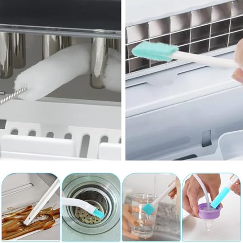 Ice Maker Cleaning Brush Set 13 Pcs – Clean & Sanitize Countertop Ice Machines