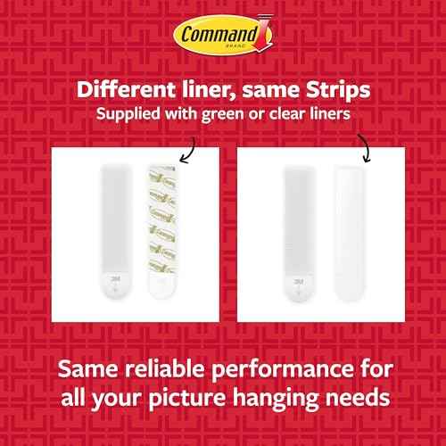 Command 15 lb & 10 lb Large and Medium Picture Hanging Strips 28 Assorted Pairs (56 Command Strips), Damage-Free Hanging Picture Hangers, Great for Home Decor, White Adhesive
