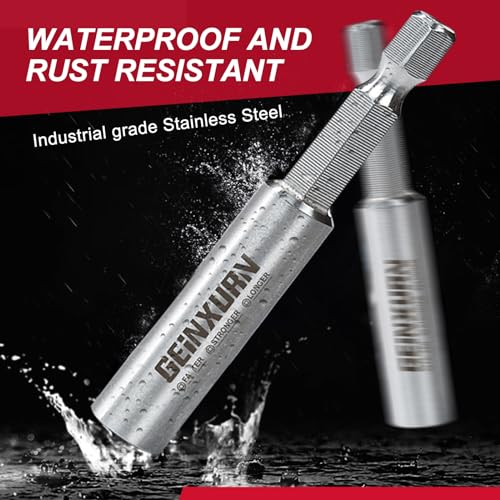 2.5Inches Stainless Screwdriver Bit Holders, 3PACK Extension Socket Drill Bit Magnetic Holder Hex Shank Quick-Change Drill Bit Guide