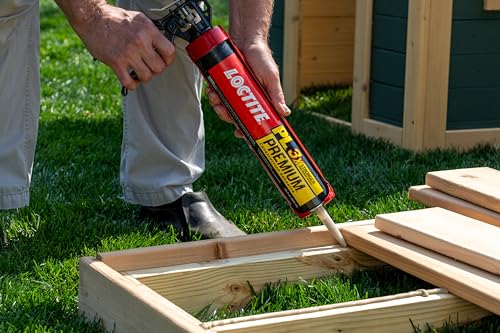 Loctite PL Premium Polyurethane Construction Adhesive - 10 fl oz, 1 Pack for Wood, Concrete & Metal