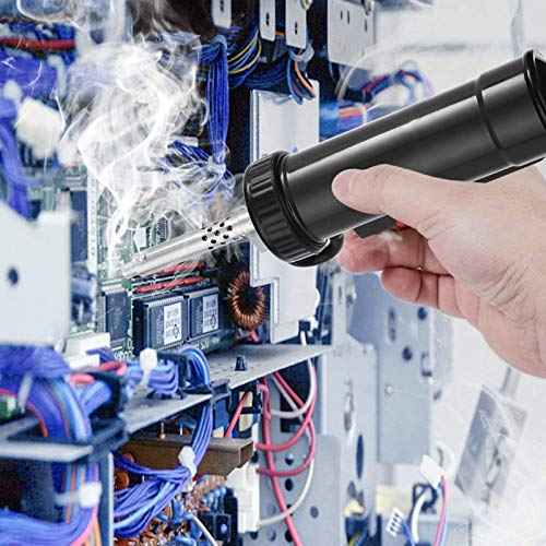 Solder Sucker, Automatic Desoldering Pump Vacuum, Portable Electric Solder Tin Sucker, Vacuum Soldering Remove Pump Desoldering Machine, AC110V 30W with 3 Soldering Suction Tips