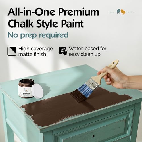 Chalky Chicks Alaskan Brown Bear Chalk Paint for Furniture 4 Fl Oz