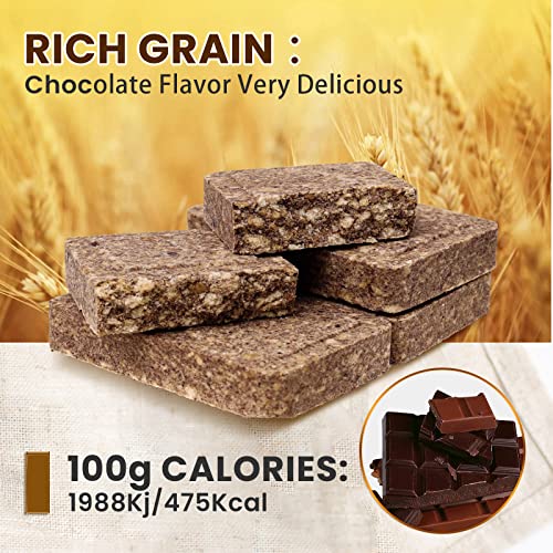 BDH Emergency Food Supply - Chocolate Flavor, 6840 Calorie Survival Ration, 12 Pack