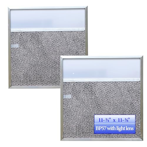 MADHUT BP57 Range Hood Filter with Light Lens 11-3/8 x 11-3/4 in for 43000 Series