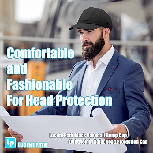 Red Baseball Safety Bump Caps Helmet Hard Hat Head Protection Caps for Men and Women