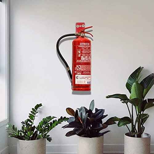 Fire Extinguisher Mount, Wall Hook, Fire Extinguisher Bracket up to 40 lbs Extinguishers, Suitable for Big and Small Fire (2 Brackets)