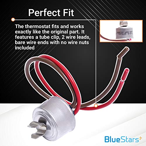 BlueStars Refrigerator Defrost Thermostat L48-30F Open at 48F