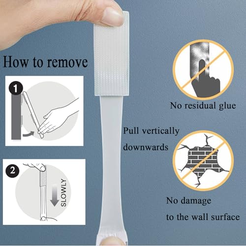 Gisde Large 16-Pair Heavy Duty Picture Hanging Strips No Damage Wall Mounts