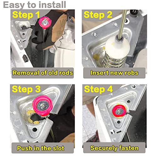 Original-DC97-16350U Suspension Rods for Samsung Washer – BNRSZ 4‑Pack, WA50R5200/US etc.