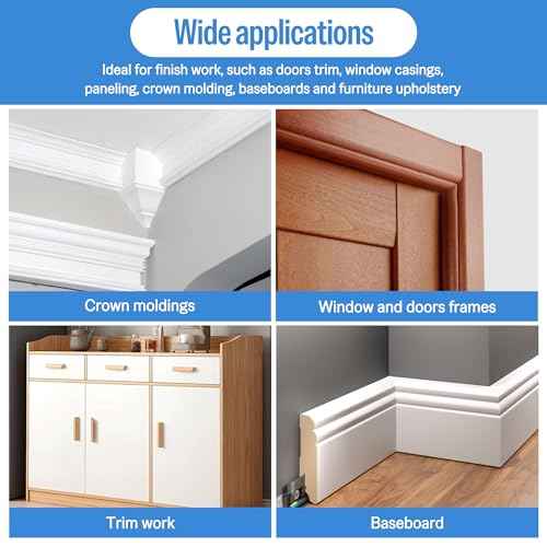 meite 15 Gauge Angled Finish Nails 2 Inch 34 Degree Nails for Pneumatic Electric Finish Nailer Gun, Galvanized No-Rust Finishing Nail for Cabinet Crown Baseboard Door Trim, DA Series 2,400 PCS