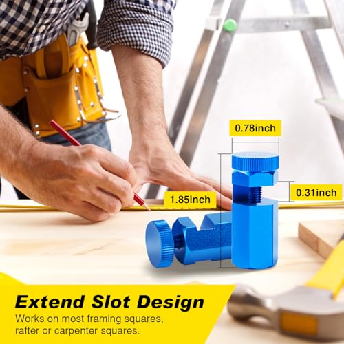 Tall Stair Gauges for Framing Square | Stringer Layout Tool with Holder