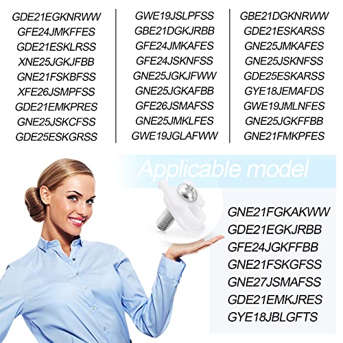 Refrigerator Door Handle Mounting Stud WR01X25070 for GE, 2-Pack