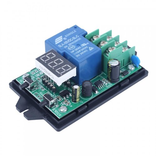 Voltage Monitor Module, A30-U1 30A DC 99.9V Voltage Detection Control Relay with Delay Battery Charge Discharge Timer with Overvoltage Undervoltage Control