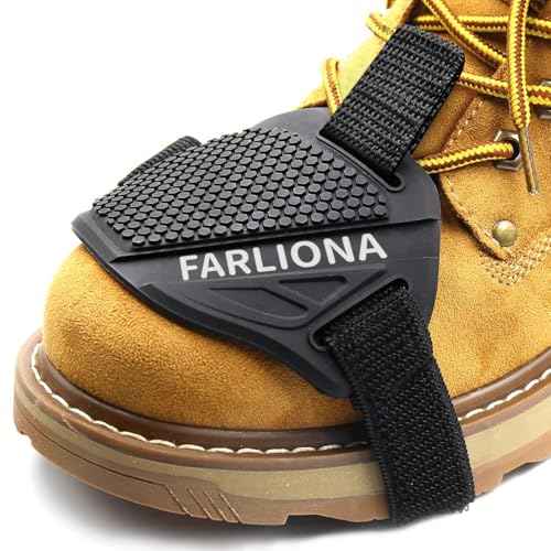 1 PK Motorcycle Motorbike Shift Pad, Shoe Boot Protector Cover, Useful Rubber Gear Shifter Accessories for Men Women, Black, Medium