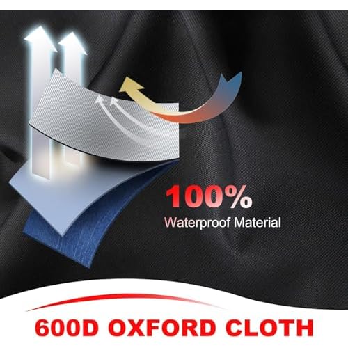 20-30 Gallon Air Compressor Cover, 600D Oxford Fabric Waterproof & Dustproof, All-Weather Protection, Two-piece Design for Upright Air Compressor