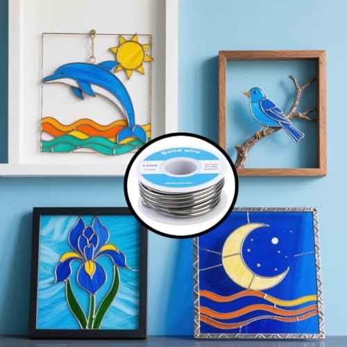 100g 60/40 3mm Solder Wire Solid Core 3.53oz for Stained Glass