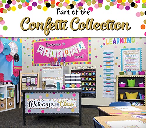 Confetti Circles Die-Cut Border Trim