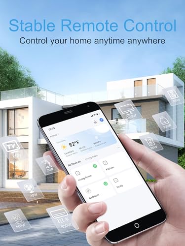 EIGHTREE 4-Pack 5GHz Smart Wi-Fi Plug Outlet with Alexa & Google Compatibility