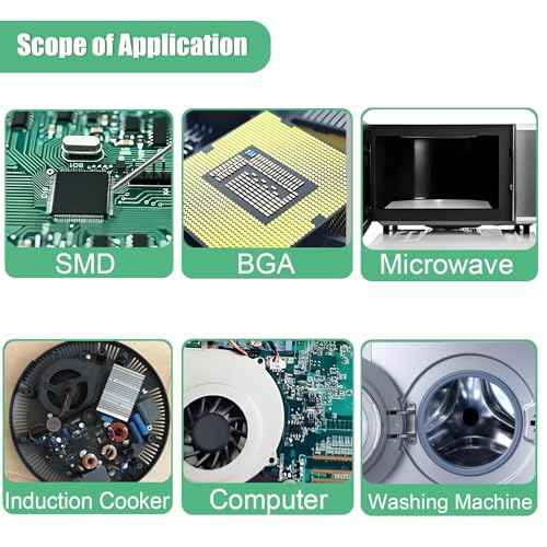 Rosin Flux Paste And Solder Wick Kit,2.47OZ/70g Jar Rosin Solder Flux (1 PACK),4.9Ft Desoldering Wick Braid Remover Solder (1 PACK),For Repair LED/Copper/Electrical Wire/PCB/DIY Soldering