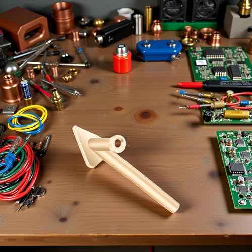 Gold Plastic Welder Soldering Iron Tips Triangular Copper Soldering Iron Head Replacement Tip for 80W Plastic Welding Repair Kit Parts and Accessories, Soldering Brazing Tools