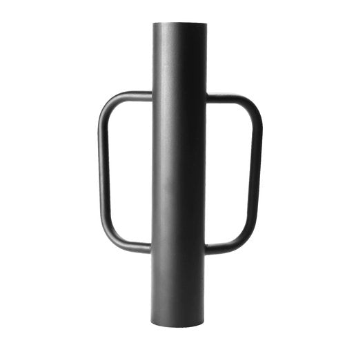 ICokin Black Fence Post Driver，16.5 Inch T Post Driver,12LB Hand Post Pounder with Handle, Heavy Duty Post Hole Diggers