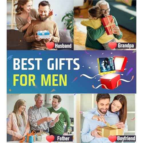 LED Flashlight Gloves, Cool Gadgets Christmas Stocking Stuffers Unique Birthday Gifts for Dad Boyfriend Husband Him, Light Gloves Tool for Camping Fishing Car Repairing Hiking