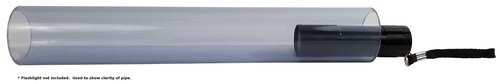 2 Inch Diameter Clear PVC Schedule 40 Pipe [Pipe ID 2.047 inch, OD 2.375 inch] (Bluish tint), Choose Your Length (5 inches to 8 Feet) (Selected Length: 6 Feet)