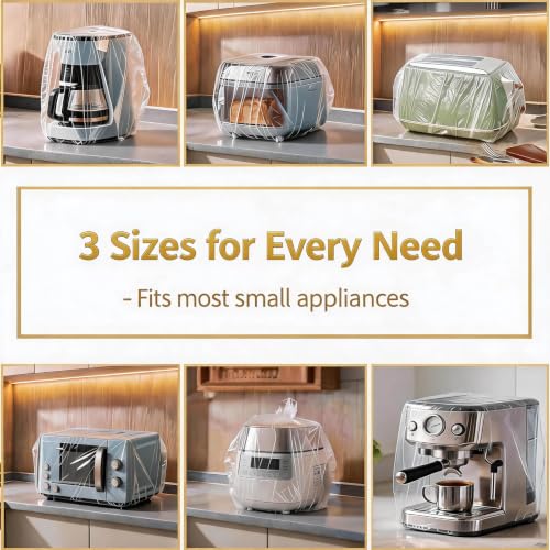 Staywild 30 Pack Small Appliance Dust Covers for Kitchen & Travel
