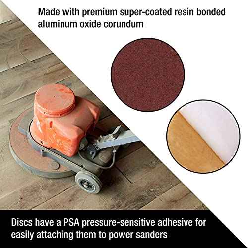 Utoolmart 6-inch PSA Sanding Discs, 5 Each of 80/100/120/180/240/400 Grit, Aluminum Oxide Self Stick Adhesive Round Shape Sandpaper for Random Orbital Sander Wood Metal Auto Dry Polishing, 30 Pcs