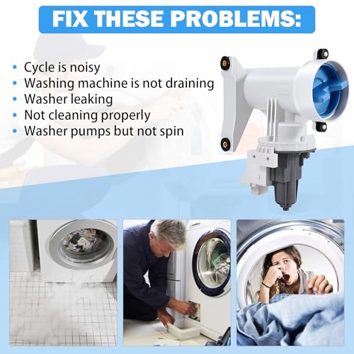 GE Washer Drain Pump Filter Assembly WH11X39237 WH11X29539 Replacement