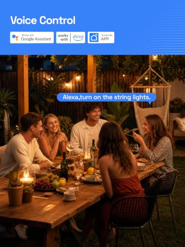 HBN Outdoor Smart WiFi Plug with 2 Outlets, Heavy Duty Timer, 1 Pack, 2.4GHz