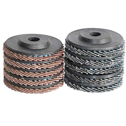 FPPO 2-Inch Grinding Flap Discs 10PCS for Metal Wood Plastic Polishing