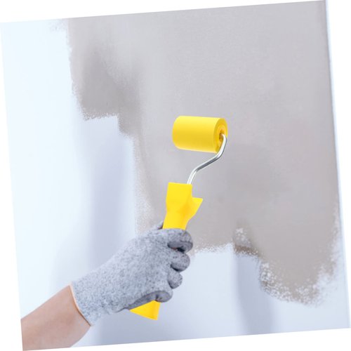 DIYEAH Rubber Seam Roller Tool Flat Pressure Roller for Wallpaper and Vinyl Installation Ergonomic Handle for Comfort Durable Rubber and Materials for Seam Supplies