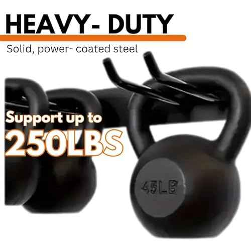 Garage Tool Organizer Wall Mount, 2Pack Folding Chair Storage Rack, Heavy Duty Garden Tool Holder for Hanging Shovel Rake Broom Ladder