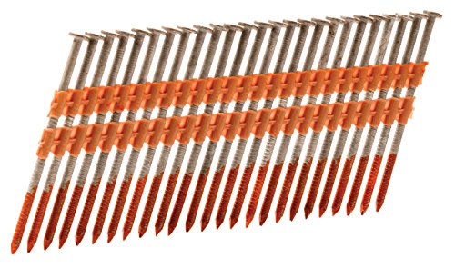 Metabo HPT 3 Inch Ring Shank Full Round Head Framing Nails 21° - No Size - Galvanized, 1,000 Count