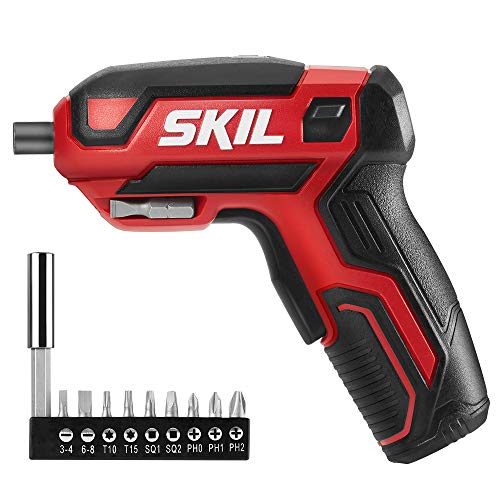 Skil 4V Rechargeable Cordless Screwdriver Set with 9 Bits & USB Charger - SD561801