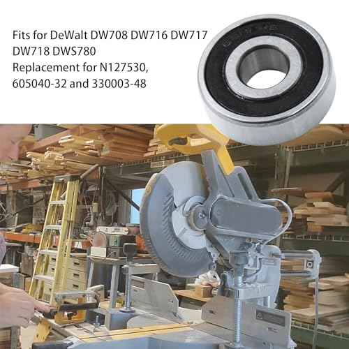 N127530 6302-2RS Ball Bearing Fits for DW708 DW716 DW717 DW718 DWS780 (2/Pack)