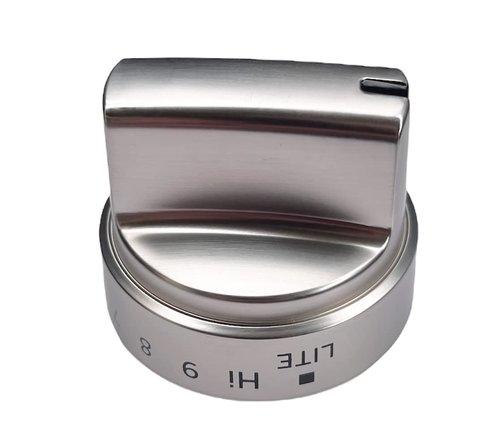 WB03X24818 Stove Knob Replacements for GE - Burner Range Knobs Replacement with Numbers Compatible with GE Gas Stoves Reinforced D-Shape Hole (1)