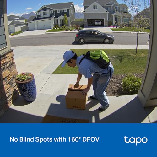 Tapo 2K Wireless Smart Video Doorbell D205 Battery Powered, Doorbell Only