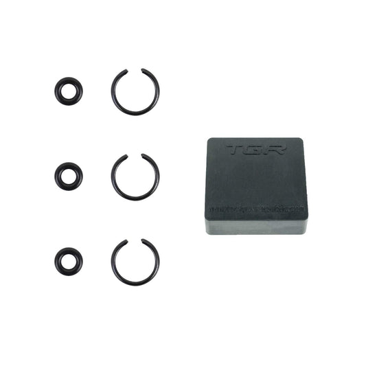 TOOLGUY REPUBLIC 3/8" Impact Retaining Ring Clip with O-Ring fits Milwaukee Type Wrenches (3 Sets with Install Tool)