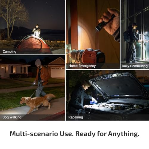 OLIGHT Baton4 Pro EDC Rechargeable Flashlight Black, Compact 1600 Lumens