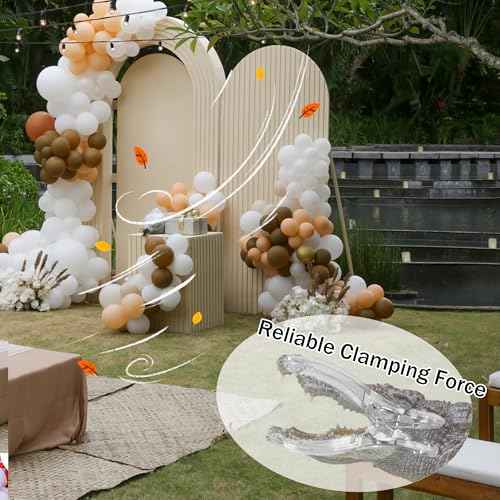 30Pack Balloon Arch Clips - Balloon Garland Clamps for Backdrop Flower Rings Stand Holders Accessories for Birthday, Baby Shower, Anniversaries, Wedding Party Decorations, 2.2inch