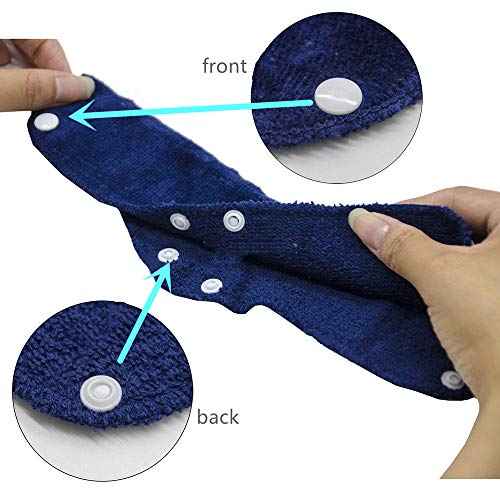 Hard Hat Sweatband, Cotton Hard Hat Liner, Reusable Hardhat sweatbands(Blue