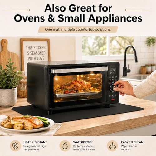 Heat Resistant Countertop Mats for Air Fryer 18 x 15 in, 2 Pack - FIREWESS