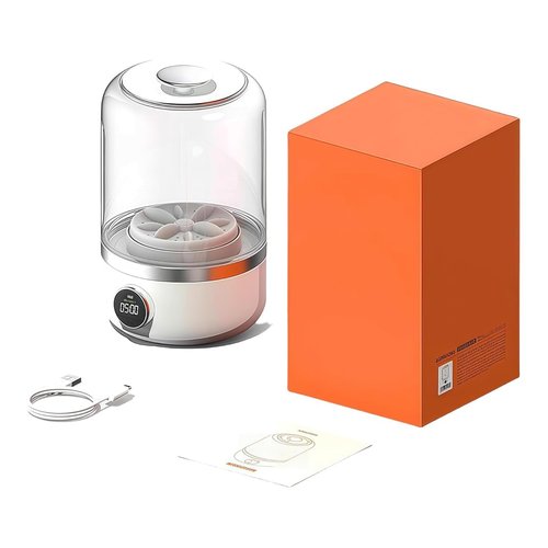 Wireless Underwear Mini Smart Laundry Cup, Rechargeable Underwear Washing Machine, Portable Mini Lavadora Para Ropa Interior for Bra, Socks, Baby Clothes and Camping Rv Travel (White)
