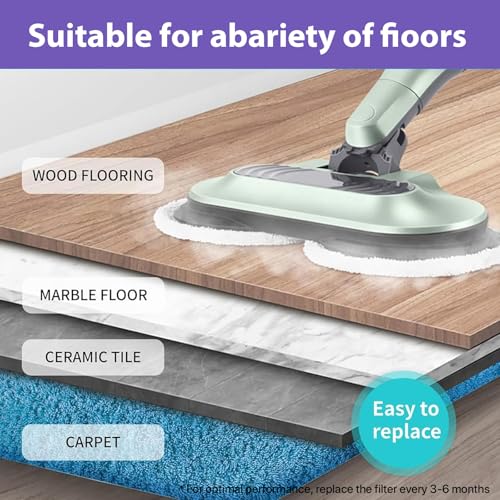 Shark Steam Mop Pad Replacement 12 Pack S8001/S8201/S7001 – Dirt Grip Microfiber Pads
