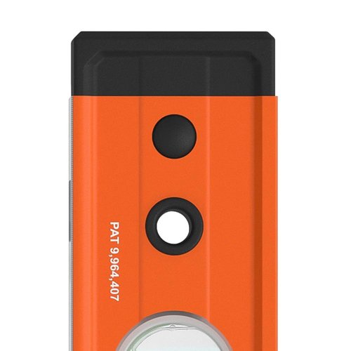 Klein Tools 93572 72-Inch Box Level, Box Beam, 3 Vials, High Visibility Orange, Aluminum Body