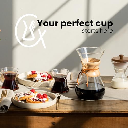 Chemex Unbleached Coffee Filters FSU-100 100 ct – Square Bonded Pour Over
